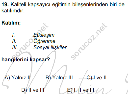5 egitimde 13 19