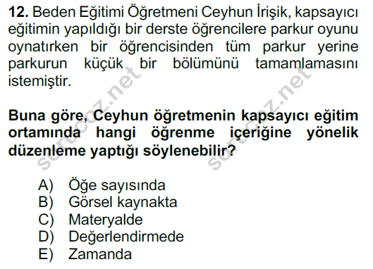 5 egitimde 16 12