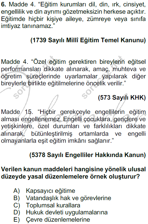 5 egitimde 17 6