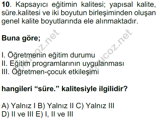 5 egitimde 18 10