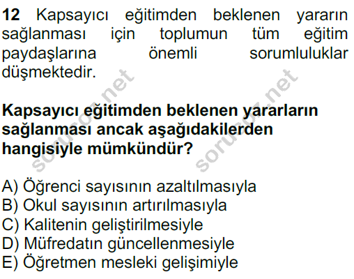 5 egitimde 18 12